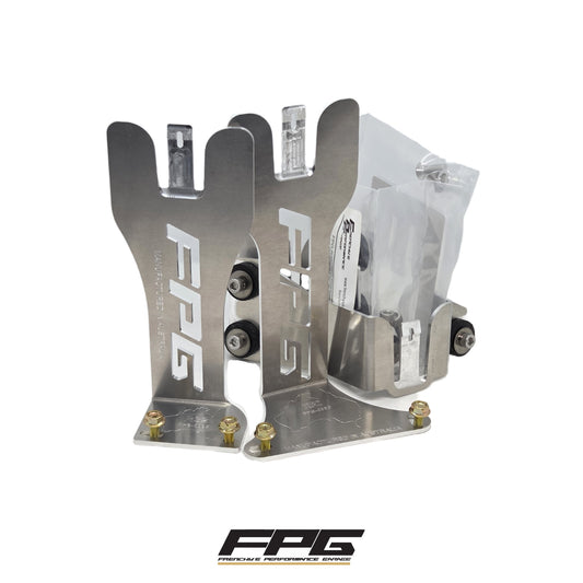 FPG Power Steering Reservoir and Bracket Nissan Skyline R Chassis FPG-099