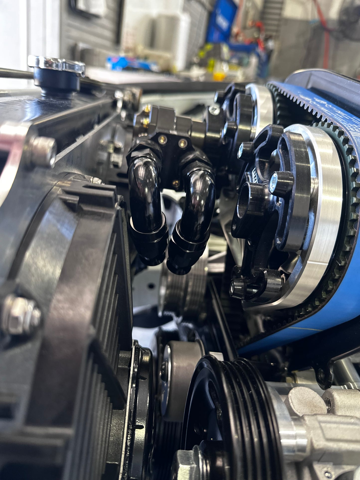 FPG Nissan RB Power Steering Kit RB20/25/26/30 Water Pump Driven Extra Clearance FPG-038WP