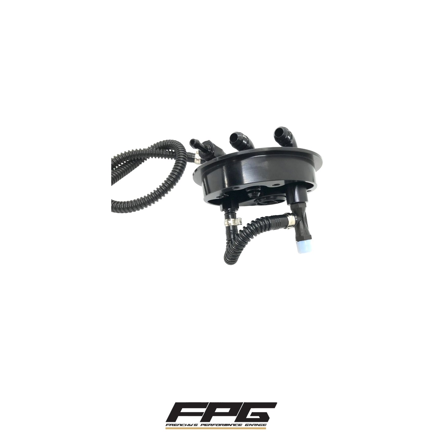 FPG Nissan Skyline R33 R34 Silvia S14 S15 Billet Fuel Tank Bulkhead Hat Top AN6 With High Current Connector Apex 2.8 Delphi FPG-100