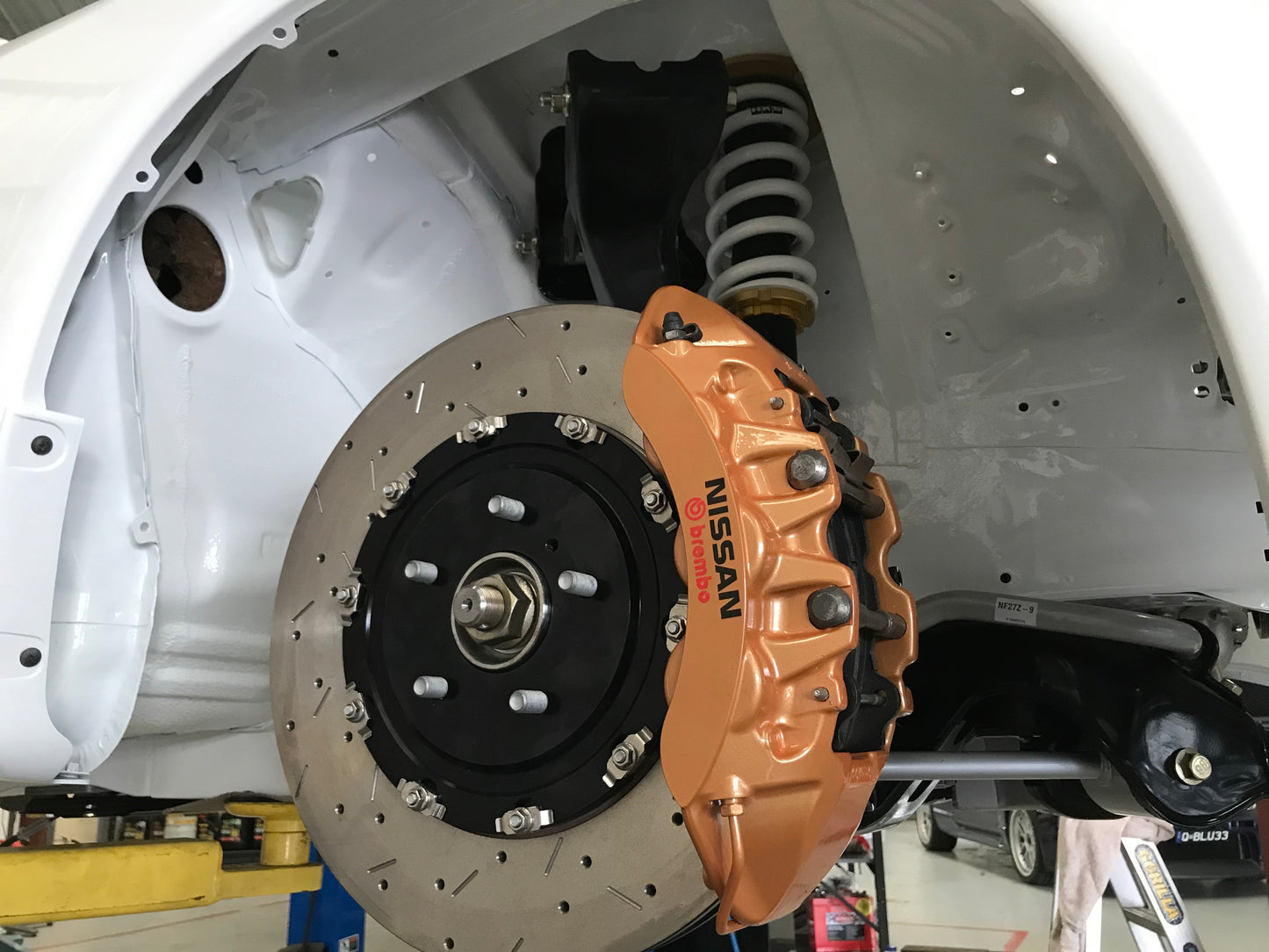 Nissan Skyline R32 R33 R34 GT-R R35 Brembo Brake Adapter kit Nismo Omori Fitment