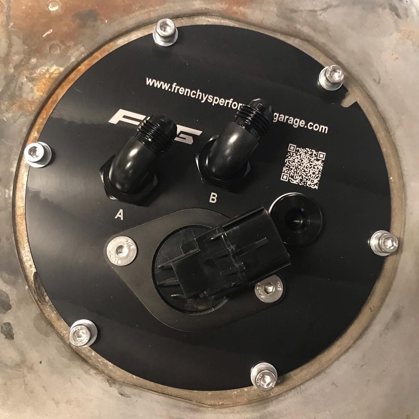 FPG S13 180SX R32GTST Twin Pump Hanger Kit Billet Hat -6 V3 FPG-090